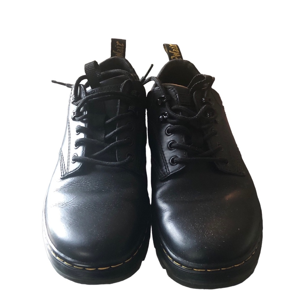 Dr Doc Martens Reeder Black Leather Lace Up Oxfords - Picture 2 of 12